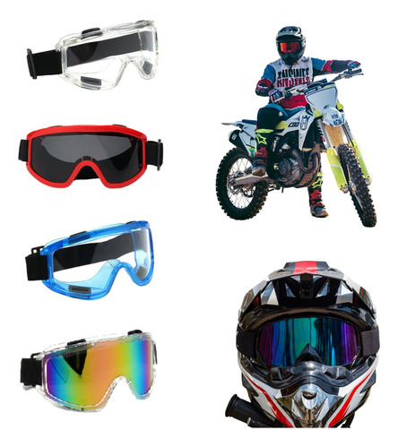 Gafas Para Moto Motocross Casco Googles Motociclista Fotocro