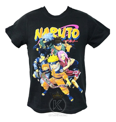 Polera Naruto Personajes Zorro - Serigrafia  - Estampaking