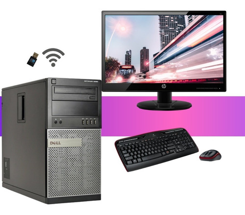 Equipo Completo Dell Core I5 8gb/500gb Monitor 22¨ Wifi