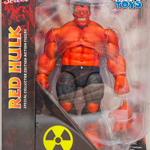 --- Culpatoys Red Hulk O Hulk Rojo Marvel Select 100% Origi.