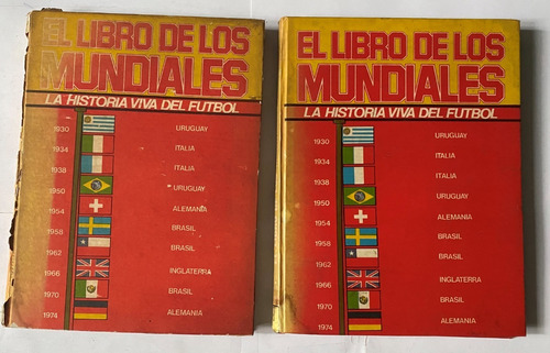 2 Tomos Los Mundiales De Fútbol, 580 Pag, 1978, Ez3