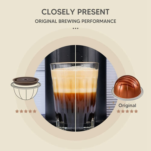 Tapa De Cápsula De Café Reutilizable Para Nespresso Vertuo
