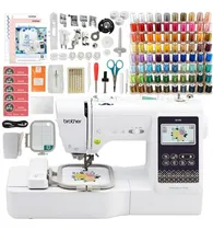 Comprar Máquina De Bordar Y Coser Brother Se700 Con 80 Carretes De B