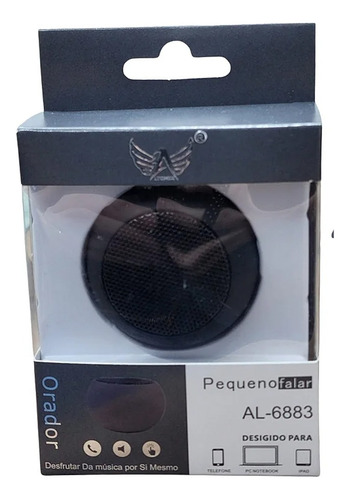 Caixinha Som Bluetooth Mini Speaker Amplificada Portátil Cor Preto