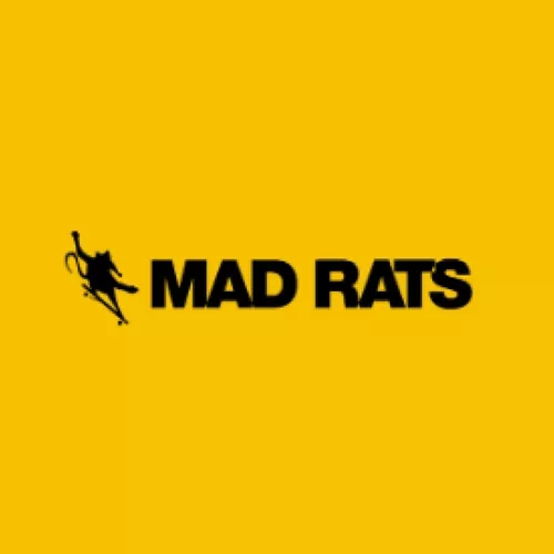 Mad Rats Old School Preto com Amarelo