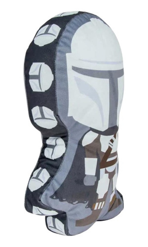 Almofada Mandalorian Formato 3d Star Wars Decoração Geek