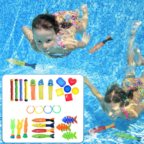 Juego De Juguetes Para Piscina, Variedad Submarina, Juguetes