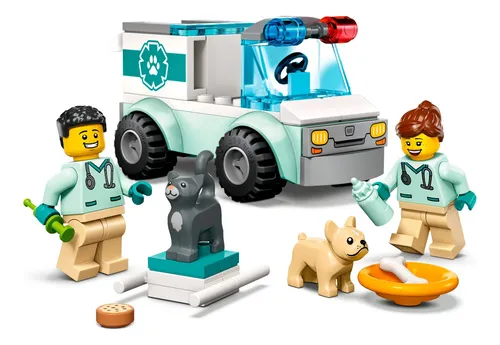 Lego City Furgoneta Veterinaria De Rescate 60382 Cantidad de