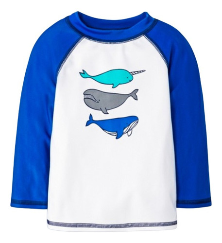 Remera Camiseta Baño Niño  Cat &jack Upf 50