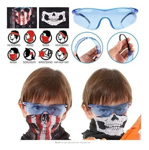 Chaleco De Chamarra Táctica For Niños De 2 Piezas Juguete D