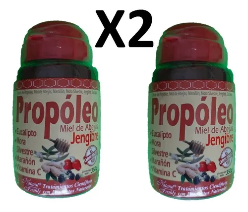 Propóleo 350 G Miel Y Jengibre Natural Freshly
