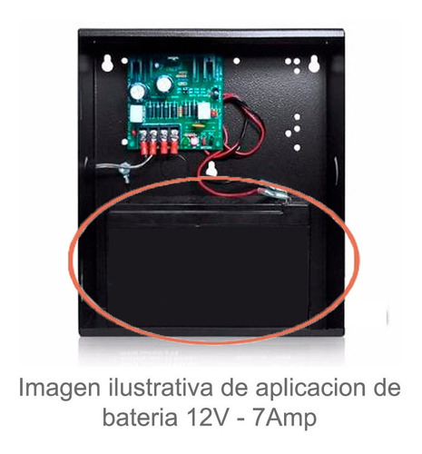 Imagen 2 de 4 de Bateria De Respaldo De 12 Volts Libre De Mantenimiento/ 7 Ah