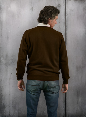 Sweater Escote En V De Bremer - Sweaters Del Sur Srl