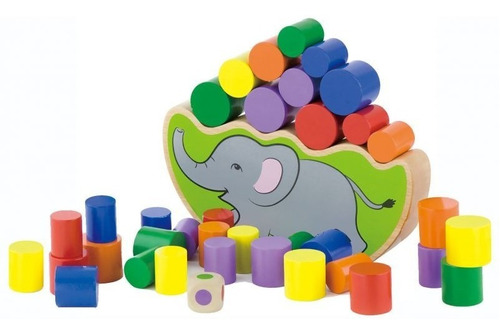 Juego Elefante Encastrable Equilibrio Niños Niñas