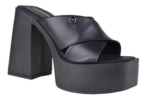 Imagen 3 de 7 de Zuecos Mules De Cuero De Mujer Livianos - Marla - Ferraro