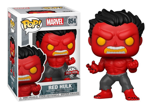 Funko Pop - Marvel -  Red Hulk (854) Special Edition