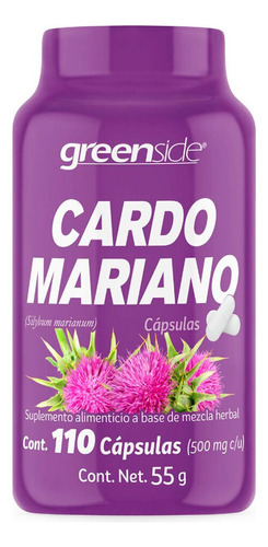 Greenside Cardo Mariano Suplemento 110 Caps Sabor Sin Sabor