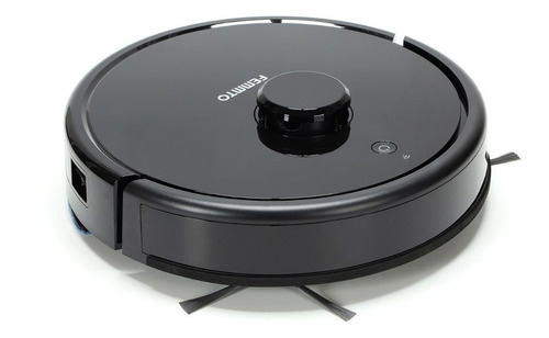 Imagen 2 de 8 de Aspiradora Trapeadora Robot Femmto Con Laser Inteligente Negro Mopa Rvc000006 Limpieza Programada Por Zona De Tu Hogar Wifi App Carga Automatica Cubrimiento De Area 350m2 Repuestos Apto Para Mascota