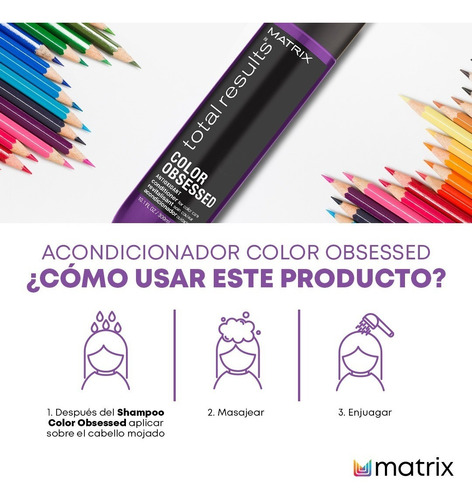 Acondicionador Matrix Cuidado Color Obssesed 300 Ml