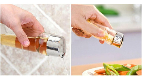 Juego De Aceite Y Vinagre Garos De Especias De Vidrio