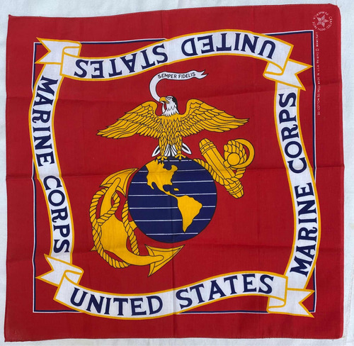 Pañuelo De U.s. Marine Corps Original,reliquia!!
