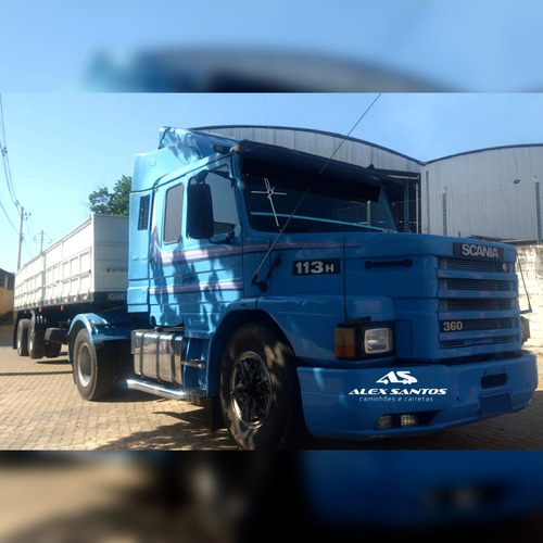 Conjunto Scania T113 H 4x2 360 94/94 E Graneleiro Guerra 