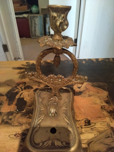 Candelabro Bronce Antiguo