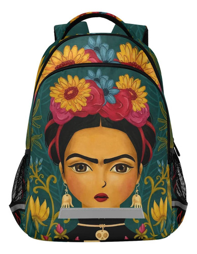 Mochila Para Mujer Niña 15 Diseño Artista Mexicano 