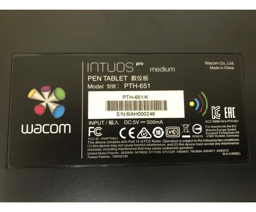 Wacom Intuos Pro Pth-651/k Semi Nova Completa C/ Acessorios