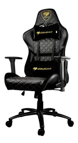 Silla Gamer Profesional Cougar Armor One Royal Negro Yellow