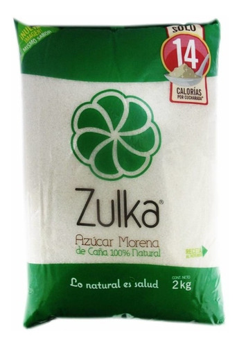 5 Pzas De Azúcar Morena Zulka 2 Kg