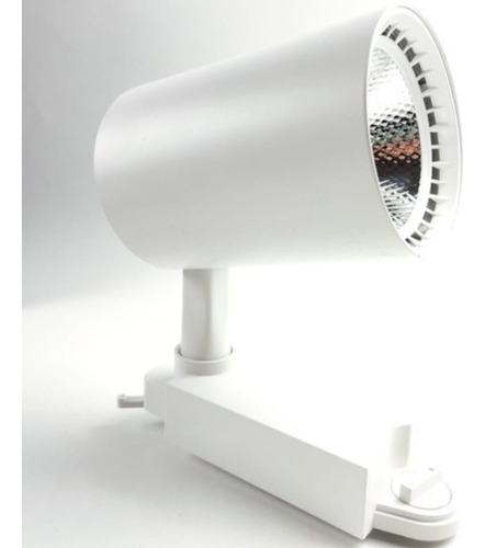 Lampara Led 20w=200watts Con Riel 1 Metro Blancos Luz Blanca