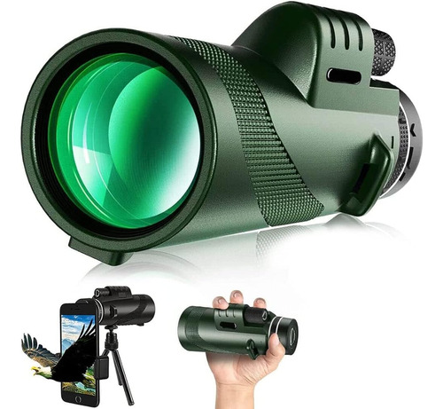 Potente Telescopio Monocular 80x100 Hd, Zoom De Largo Alcanc