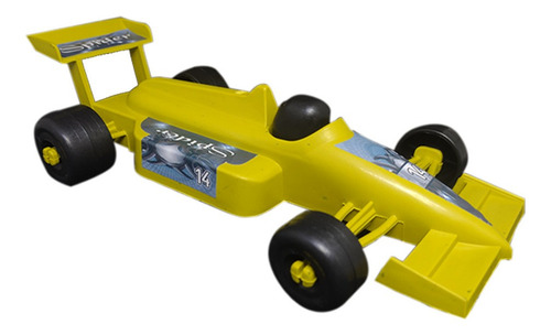 Kit 4 Carrinho Corrida Fórmula 1 Plástico Brinquedo Super F1 Cor Colorido