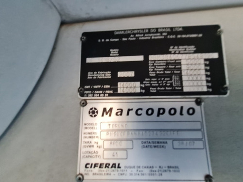 Imagem 3 de 13 de Urbano Motor Dianteiro Mercedes Of-1722 Marcopolo Torino