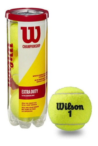 Pelotas De Tenis Wilson Championship Extra Duty / Diverti
