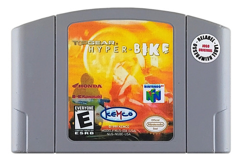 Top Gear Hyper Bike Nintendo 64 N64 - Original