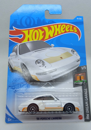 Hot Wheels '96 Porsche Carrera No. 16/250 Blanco 2020