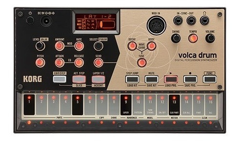 Imagen 3 de 6 de Sintetizador Digital De Percusión Korg Volca Drum