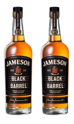 Combo Whiskey Jameson Black Barrel 700ml X2