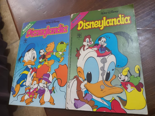 Comics Walt Disney Disneylandia Editorial Cinco Numero 2 Y 4