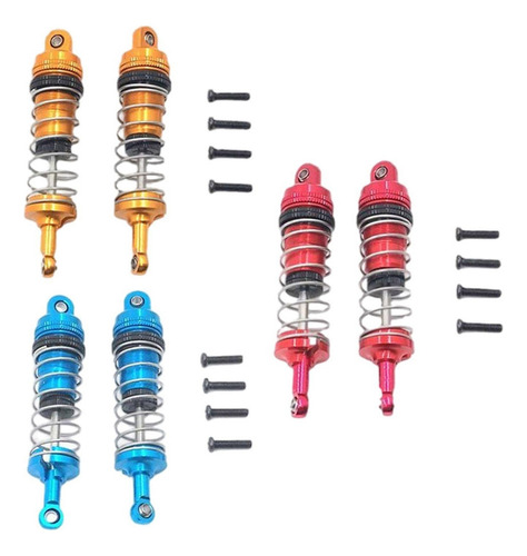 3 Pares De Accesorios De Amortiguador Rc Ajustable Para