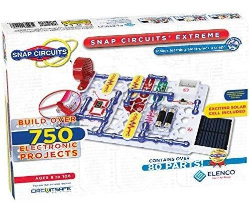 Juego Circuitos Snap Circuits Sc-750 8 Años 750 Proyectos