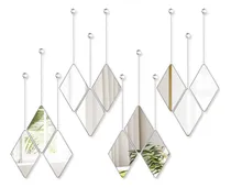 Comprar Qunclay Juego De 12 Espejos Decorativos De Pared De Diamante