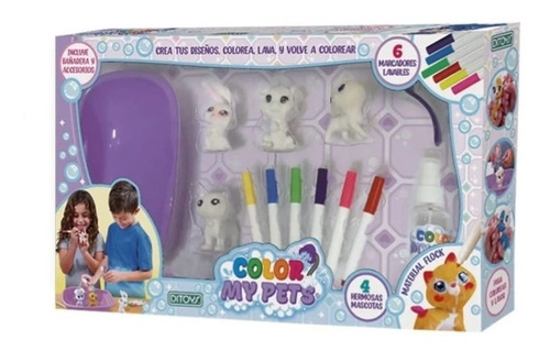 Juego Para Colorear Color My Pets - Ditoys Jugueteria Bloque