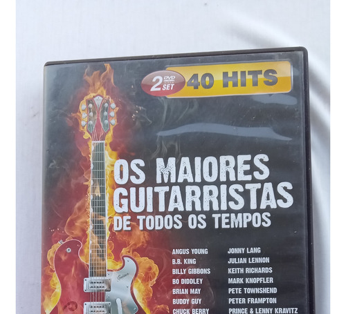 Dvd Antigo Os Maiores Guitarristas De Todos Os Tempos - K