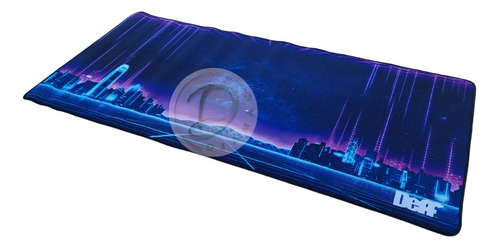 Mouse Pad Gamer Ciudad Morado 90x40 Xl Mousepad Pg