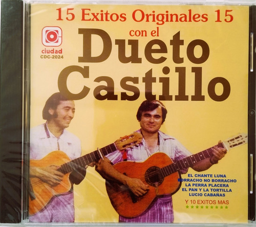 Dueto Castillo 15 Exitos Originales Cd Nuevo (Usado)