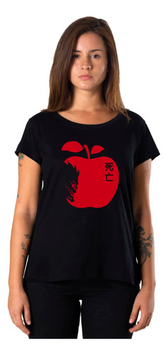 Remeras Mujer Death Note Anime |de Hoy No Pasa| 1 V