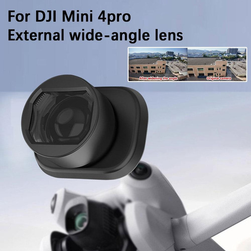Lente Gran Angular Externa Hd For Dji Mini 4 Pro Drone
